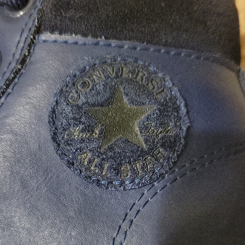 Converse Dark Blue High-Tops - Picture 5 of 11